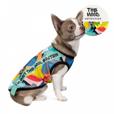 Борцівка Pet Fashion «Cool» для собак, розмір M, з принтом