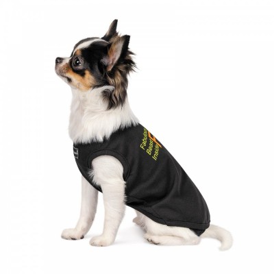 Борцівка Pet Fashion «FBI» для собак, розмір XS, чорна