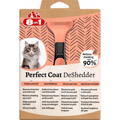 Дешеддер 8in1 Perfect Coat для вичісування котів, 4,5 см