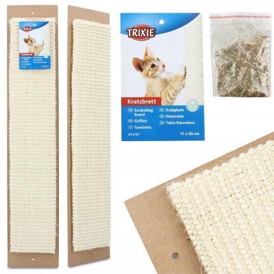 Дряпка Trixie Scratching Board для котів, плоска, бежева, 11х56 см