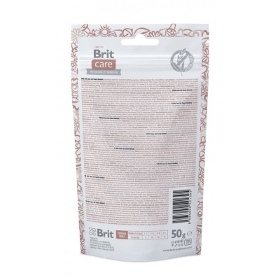 Функціональні ласощі Brit Care Hairball з качкою для котів, 50г