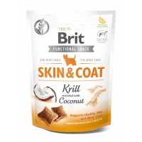 Функціональні ласощі Brit Care Skin & Coat кріль з кокосом для собак, 150 г