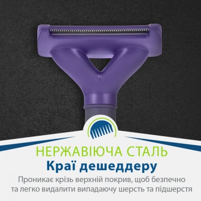 Фурмінатор FURminator для котів із короткою шерстю, розмір L