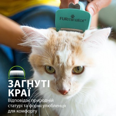 Фурмінатор FURminator для котів з короткою шерстю, розмір S