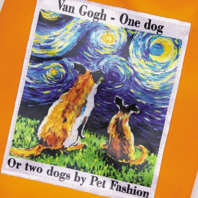 Футболка Pet Fashion «Art» для собак, розмір M, помаранчева