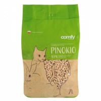 Гігієнічний наповнювач Comfy Pinokio для котів, 7 л (деревинний)