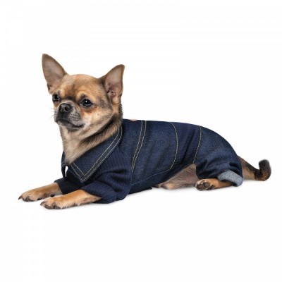 Комбінезон Pet Fashion «Jeans» для собак, розмір XS, джинс