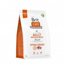 Сухий корм Brit Care Dog Hypoallergenic Adult Medium Breed для собак середніх порід, гіпоалергенний з ягням, 3 кг