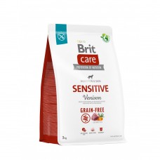 Сухий корм Brit Care Dog Grain-free Sensitive для собак з чутливим травленням, беззерновий з олениною, 3 кг