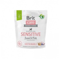 Сухий корм Brit Care Dog Sustainable Sensitive для собак з чутливим травленням, з рибою та комахами, 1 кг