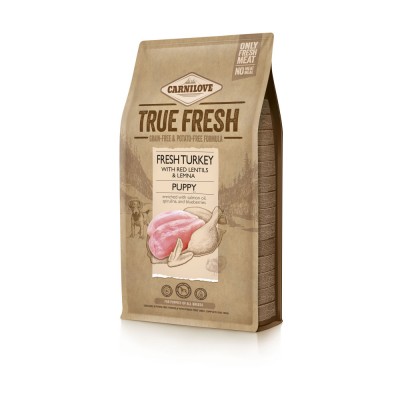 Корм сухий для цуценят Carnilove True Fresh Turkey Puppy з індичкою, 4 кг