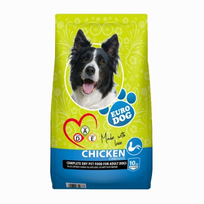 Корм сухий EuroDog Chicken для собак з курятиною 10 кг Корм сухий EuroDog Chicken для собак з курятиною 10 кг