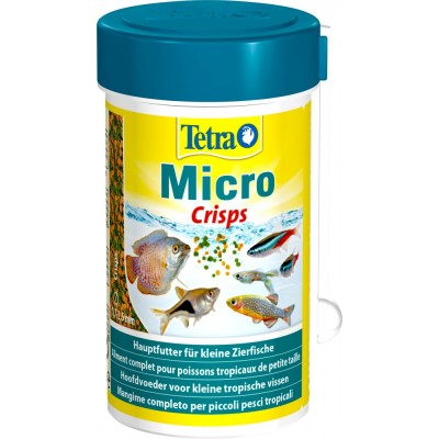 Корм Tetra Micro Crisps для акваріумних дрібних рибок, 100 мл (мікрочіпси)