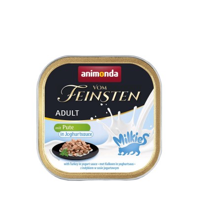 Корм вологий для котів Animonda Vom Feinsten Adult with turkey in yogurt sauce sauce з індичкою у соусі з йогурту, 100 г