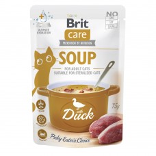 Корм вологий "Суп для котів Brit Care Soup with Duck з качкою", 75 г