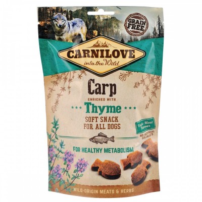 Ласощі Carnilove Dog Semi Moist для собак, короп та чебрець, 200 г