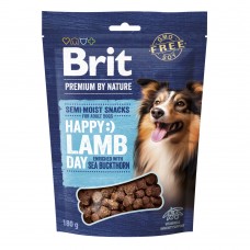 Ласощі для cобак Brit Premium Semi-moist Snacks Lamb with Sea Buckthorn напіввологі з ягням і обліпихою 180 г