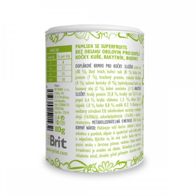Ласощі для котів Brit Care Cat Snack Superfruits Chicken, курка 100 г