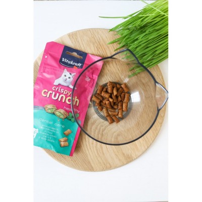 Хрусткі подушечки Vitakraft Crispy Crunch для котів, м’ята, 60 г