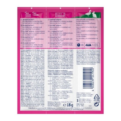 М'ясні палички Vitakraft для котів, качка та кролик, 3 шт
