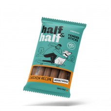 Ласощі для собак Half&Half у формі м'ясних паличок з куркою, 100 г