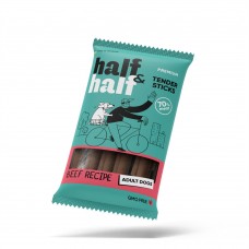 Ласощі для собак Half&Half у формі м'ясних паличок з яловичиною, 100 г