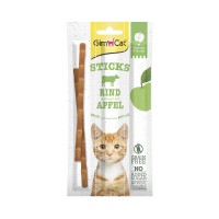 Ласощі GimCat Superfood Duo-Sticks для котів, яловичина та яблука, 3 шт