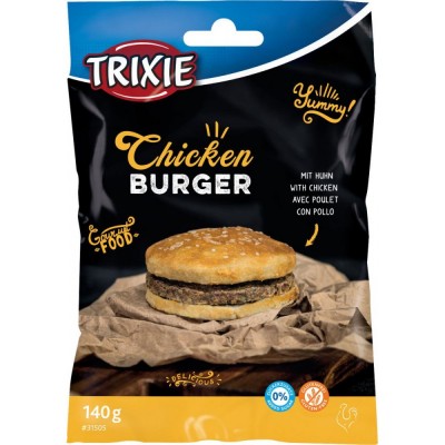 Ласощі Trixie Chicken Burger для собак Бургер з куркою 9 см 140 г