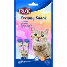 Ласощі Trixie Creamy Snacks для котів з тунцем і креветками 5 шт х 14 г