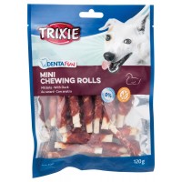 Ласощі Trixie Denta Fun Mini Chewing Rolls для собак Паличка для чищення зубів з качкою 6 см 120 г