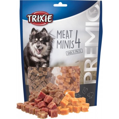 Ласощі Trixie Premio 4 Meat Minis для собак з куркою качкою яловичиною та бараниною 4х100 г