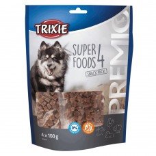 Ласощі Trixie Premio 4 Meat Superfoods для собак з куркою качкою яловичиною та бараниною 4х100 г