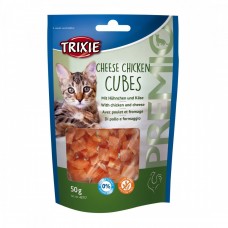 Ласощі Trixie Premio Cheese Chicken Cubes для котів кубики з куркою та сиром 50 г