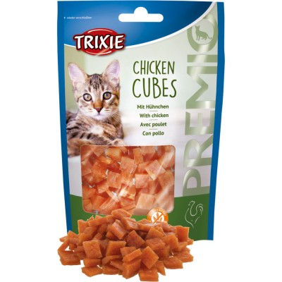 Ласощі Trixie Premio Chicken Cubes для котів кубики з куркою 50 г