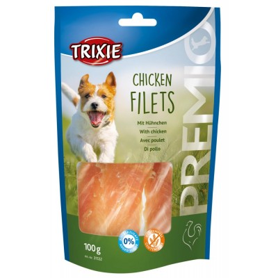 Ласощі Trixie Premio Chicken Filets для собак полоски з курячого філе 100 г