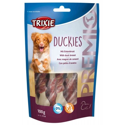 Ласощі Trixie Premio Duckies для собак кісточки з качкою 100 г Ласощі Trixie Premio Duckies для собак кісточки з качкою 100 г
