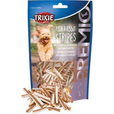 Ласощі Trixie Premio Fish Rabbit Stripes для собак снеки з рибою та кроликом 100 г