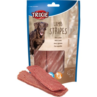 Ласощі Trixie Premio Lamb Stripes для собак полоски з ягням 100 г