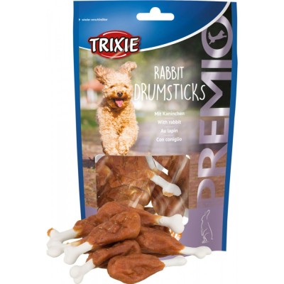 Ласощі Trixie Premio Rabbit Drumsticks для собак кісточки з кроликом 100 г 8 шт