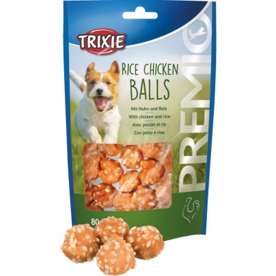 Ласощі Trixie Premio Rice Chicken Balls для собак курячі кульки з рисом 80 г