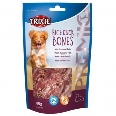 Ласощі Trixie Premio Rice Duck Bones для собак кісточки з качкою і рисом 80 г