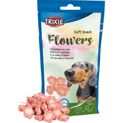 Ласощі Trixie Soft Snack Flowers для собак малих порід та цуценят з ягням та куркою 75 г