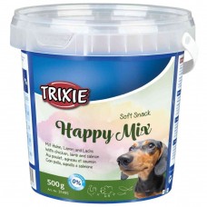 Ласощі Trixie Soft Snack Happy Mix для собак з куркою ягням та лососем 500 г