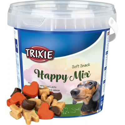 Ласощі Trixie Soft Snack Happy Mix для собак з куркою ягням та лососем 500 г