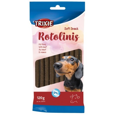 Ласощі Trixie Soft Snack Rotolinis для собак палички з яловичиною 120 г Ласощі Trixie Soft Snack Rotolinis для собак палички з яловичиною 120 г