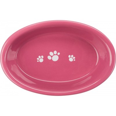 Миска Trixie для котів, овальна, керамічна, 15х10 см, 200 мл