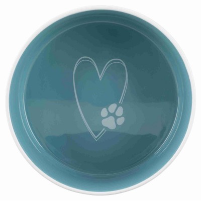 Миска Trixie Pet's Home для собак, керамічна, 12 см, 300 мл (блакитна)