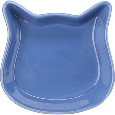Миска Trixie для котів керамічна в формі котячої голови, 0,25 л, 12 х 12 см