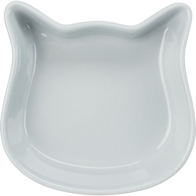 Миска Trixie для котів керамічна в формі котячої голови, 0,25 л, 12 х 12 см