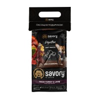 Набір для собак Savory Medium Breed 1 кг + ласощі